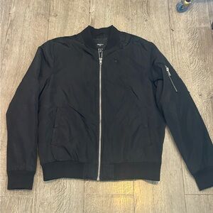 Black bomber jacket from forever 21